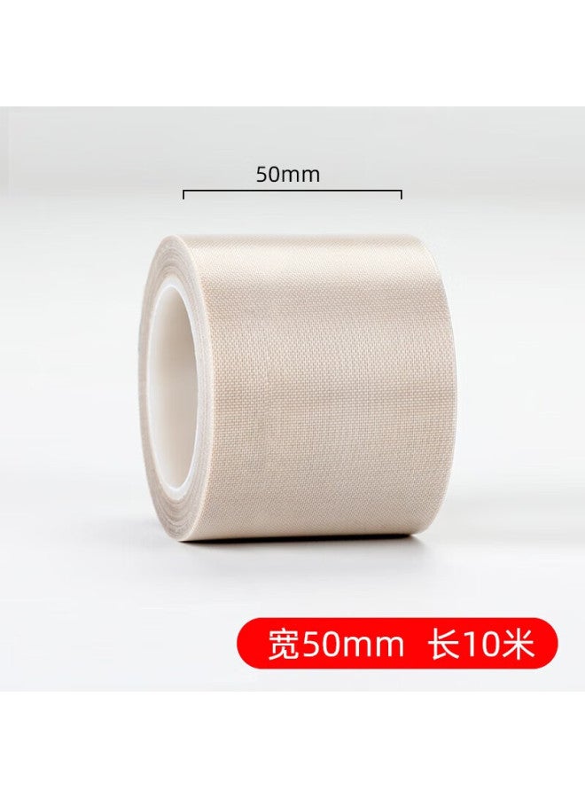 Oumai Teflon Heat-resistant Tape, Teflon Insulation Tape, High Temperature Resistant Up To 300 Degrees, Sealing Machine, Vacuum Machine, Anti-leakage Teflon Tape, White, 50mm*10m, 1 Roll - Image 4