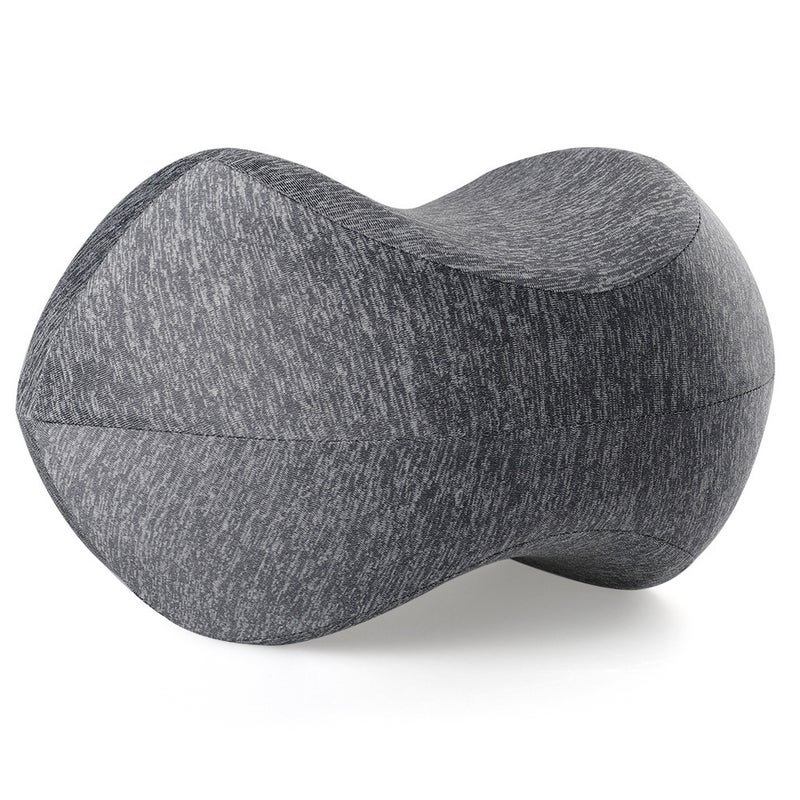 Memory Foam Orthopedic Leg Pillow Rugby Gentleman Grey Cationic Cloth