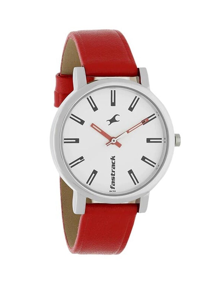 fastrack Fundamentals White Dial Analog Watch For Women 68010Sl01  - Image 1