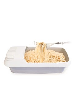 Y&D Microwave Pasta Cooke, No Boil, Mess, Fuss Recipes, Stick Cooker With Strainer Ready In As Little 10 Minutes for up to 4 Servings, Made For More Menus  - Image 1