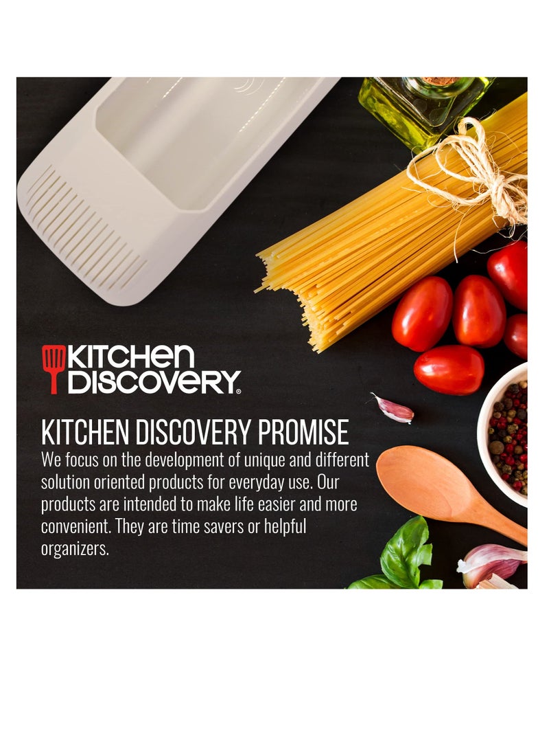 Y&D - Microwave Pasta Cooke, No Boil, Mess, Fuss Recipes, Stick Cooker With Strainer Ready In As Little 10 Minutes for up to 4 Servings, Made For More Menus - Image 1