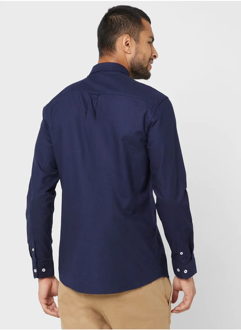 Robert Wood Oxford Long Sleeve Shirt