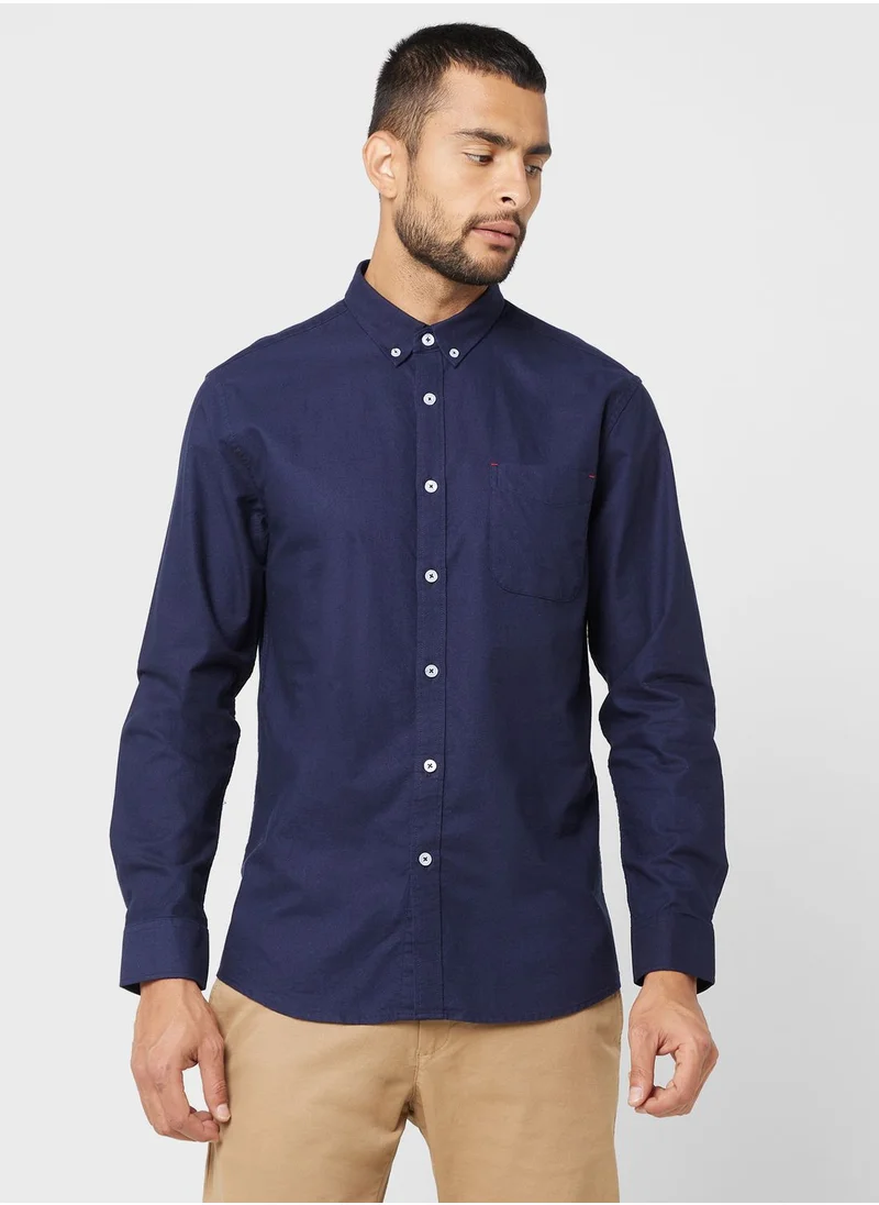 Robert Wood Oxford Long Sleeve Shirt