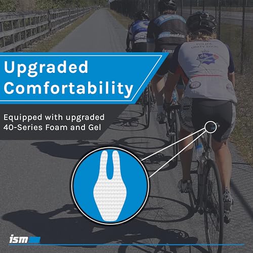 ISM PN 3.1 Padded Road Bike Saddle - Professionally Designed Noseless Bicycle Seat for Road, Time Trial, Triathlon, and Gravel Bikes - Performance Road Bike Seat for Reduced Numbness and Leg Clearance - Image 5