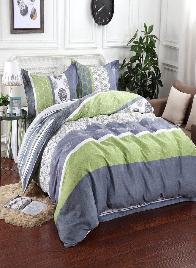 Swanson Beddings Serene 2-Piece 100% Cotton Bedding Set: Duvet Cover and One Pillow Sham (Twin) - Image 3
