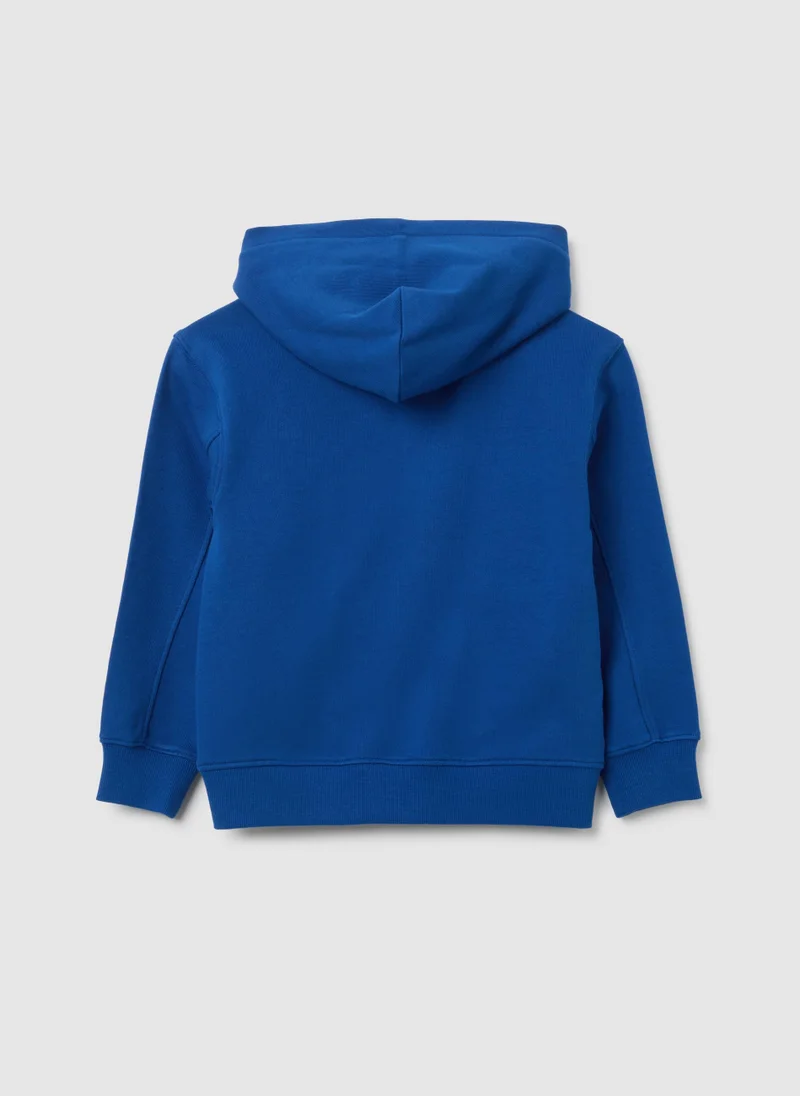 Ovs OVS Kids' Sweatshirt In Pure Blue Cotton, Regular Fit
