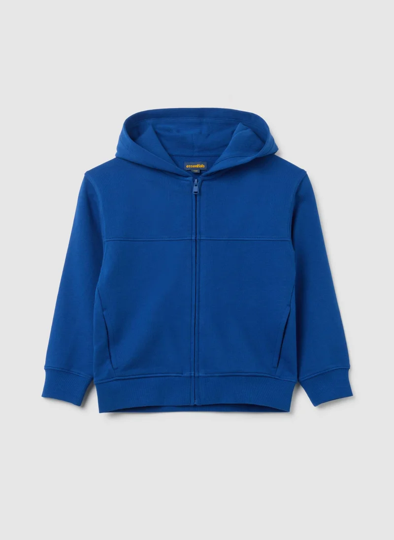 Ovs OVS Kids' Sweatshirt In Pure Blue Cotton, Regular Fit