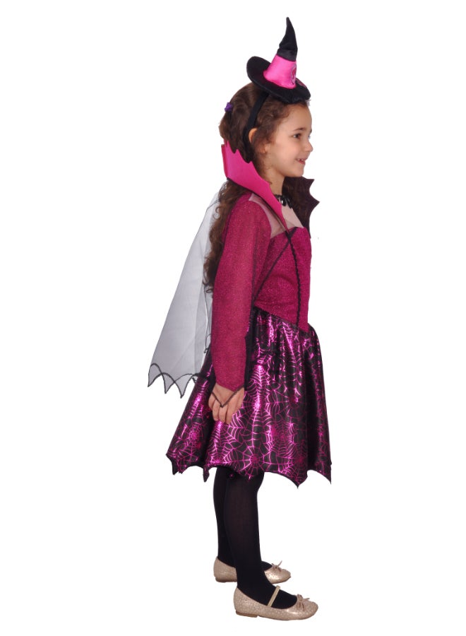 Ciao Barbie Witch Costume for Girls 8-10 y | Licensed Barbie Strega Fashion Fancy Dress Outfit | Halloween Princess Witch Dress-Up - Image 2