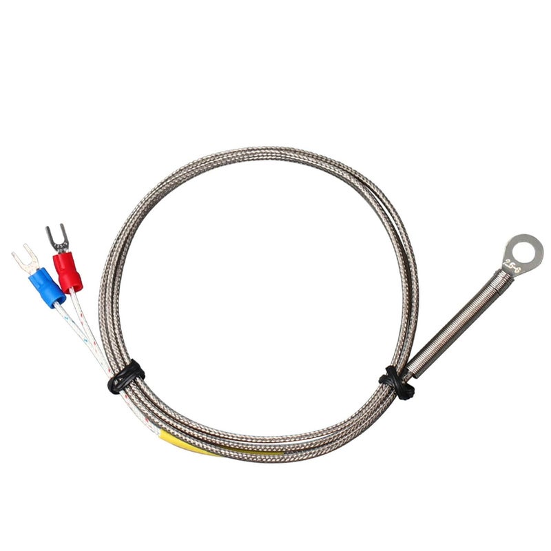 K Type Thermocouple Temperature Sensor 5mm Diameter Hole 3 Meters Industrial High Precision - Image 1