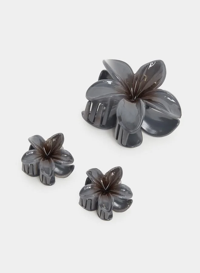 Styli Styli Set of 3 - Floral Hair Claw