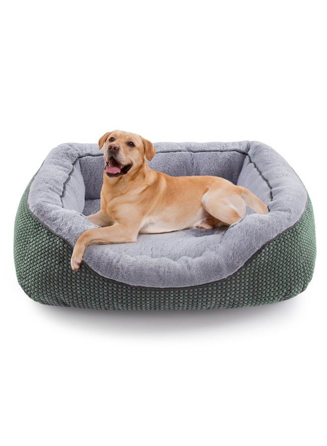 INVENHO Large Dog Beds Large Sized, Washable Orthopedic Warming Soft Sleeping Durable with Anti-Slip Bottom - Image 1