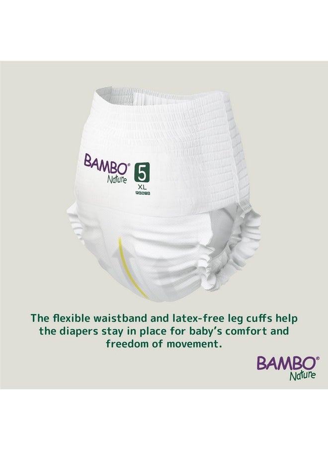 BAMBO NATURE Premium Baby Pants Diapers For Kids Xl Size (11-17 Kgs), Super Absorbent, Breathable, Extra Soft, Dermatologically Tested, Hypoallergenic Infant Nappies With Wetness Indicator, 19 Count  - Image 2