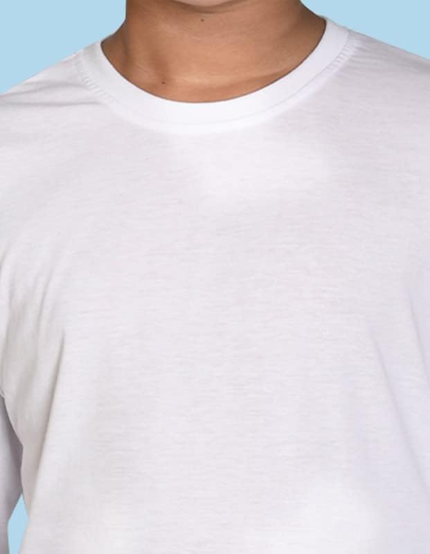 Nusyl Boys Full Sleeves Solid T-Shirt for Kids | Soft Cotton Blend | Comfortable Regular Fit | Casual 2-16 Years | White - Image 4