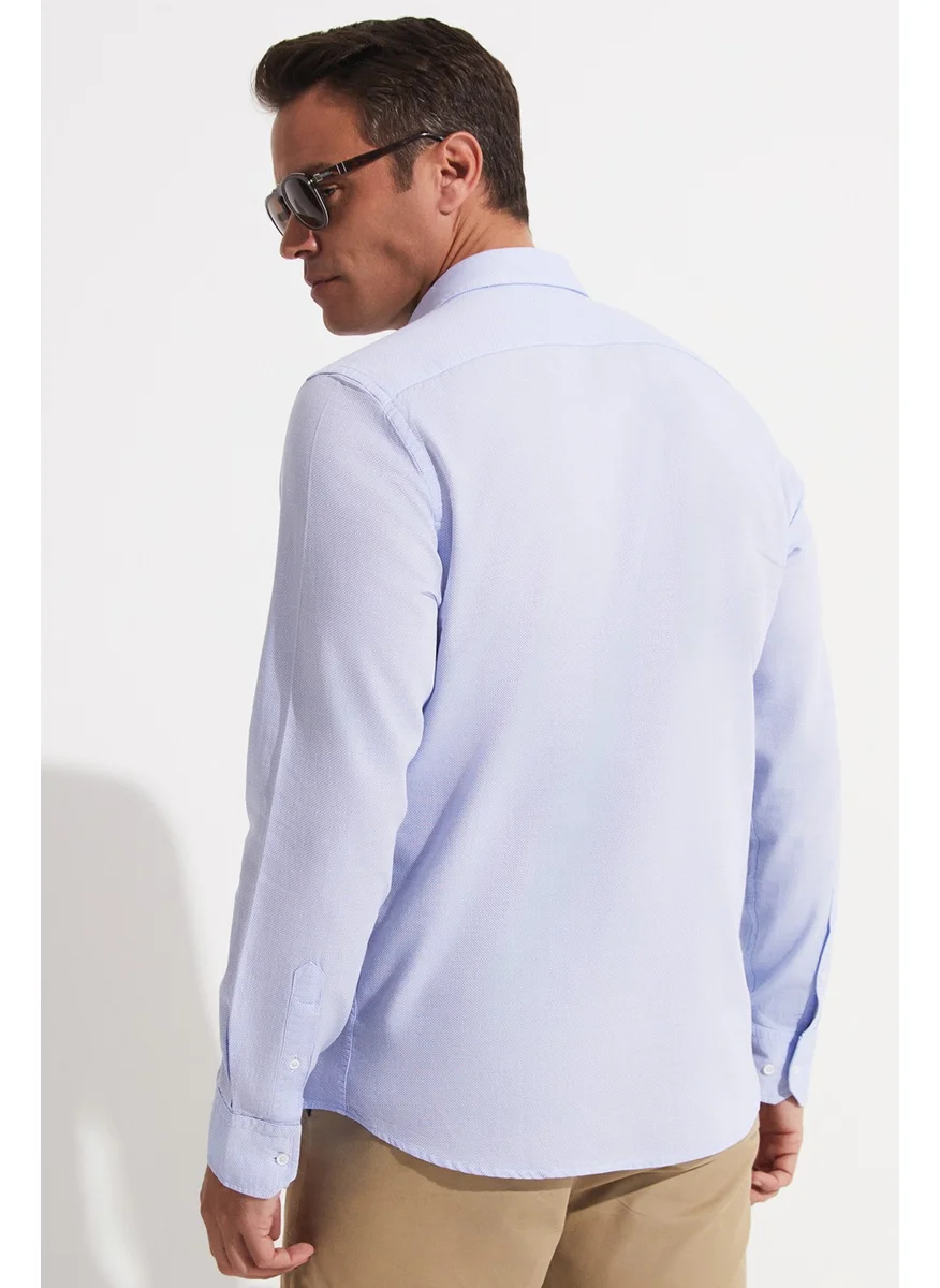 جون Exclusive Men's Slim Fit 100% Cotton Shirt