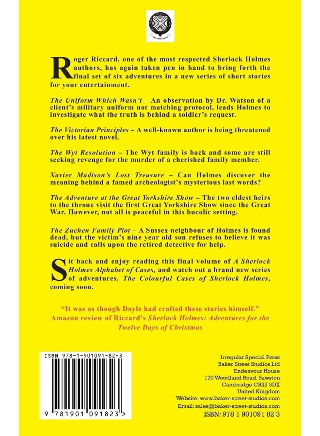 A Sherlock Holmes Alphabet of Cases Volume 5 (U to Z)  - Image 2
