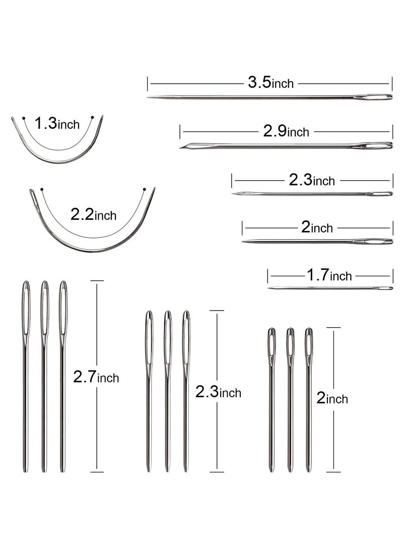 Embroidery Patterns Punch Needle Kit Craft Tool Embroidery Pen Set Multi Color 29Pcs - Image 1