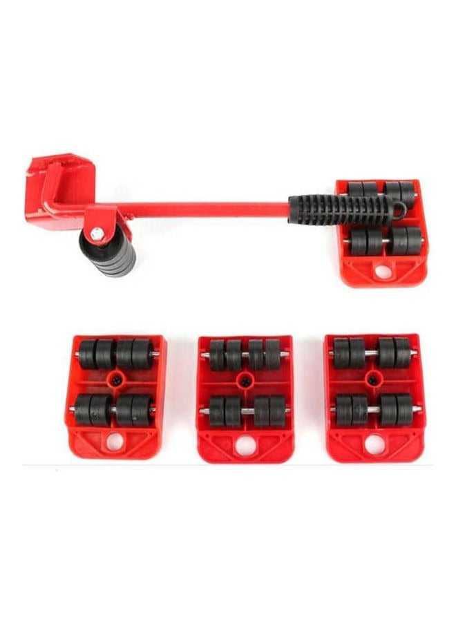 Furniture Transport Lifter Tool Set Heavy Stuffs Moving wheel Red