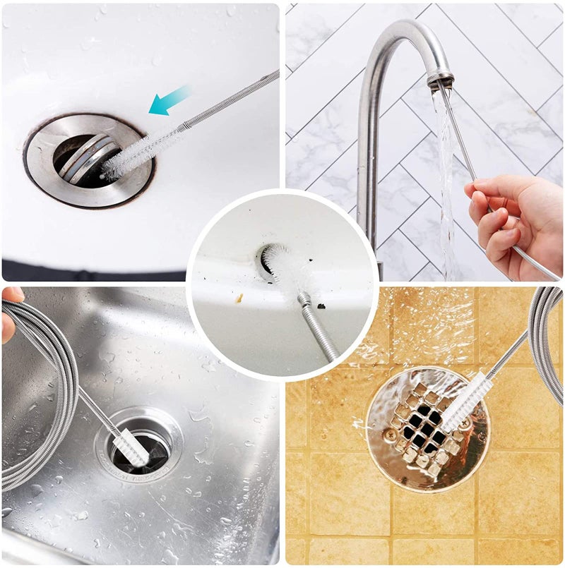 POPDA Long Wire Brush sunroof Drain Cleaning Tool for car and Fridge 60-inch X 2/5 inch - Image 5