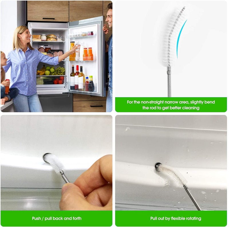 POPDA Long Wire Brush sunroof Drain Cleaning Tool for car and Fridge 60-inch X 2/5 inch - Image 4