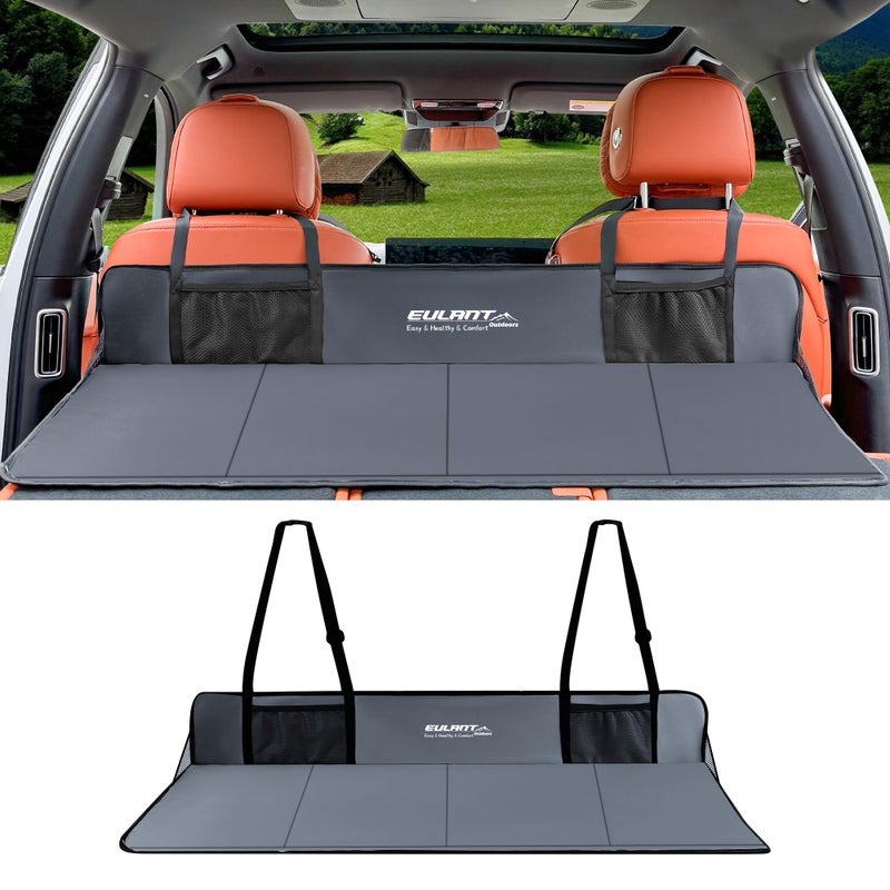 EULANT Portable Air Mattresses for Sleeping,Car Rear Seat Mattress Extension Plate,Folding Car Bed Mattress,Increase Travel Trunk Space & Car Bed Camping Space for Car/SUV/Model Y/3-Camping Essential ï»¿ - Image 1