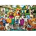 MINIWAN Laundry Day 1000 Piece Puzzle for Adults Colorful Backyard Scene with Dogs Cats Pet House Garden Jigsaw Puzzles Unique Fun Adult Games for Game Night Gift Family Activities - Image 2