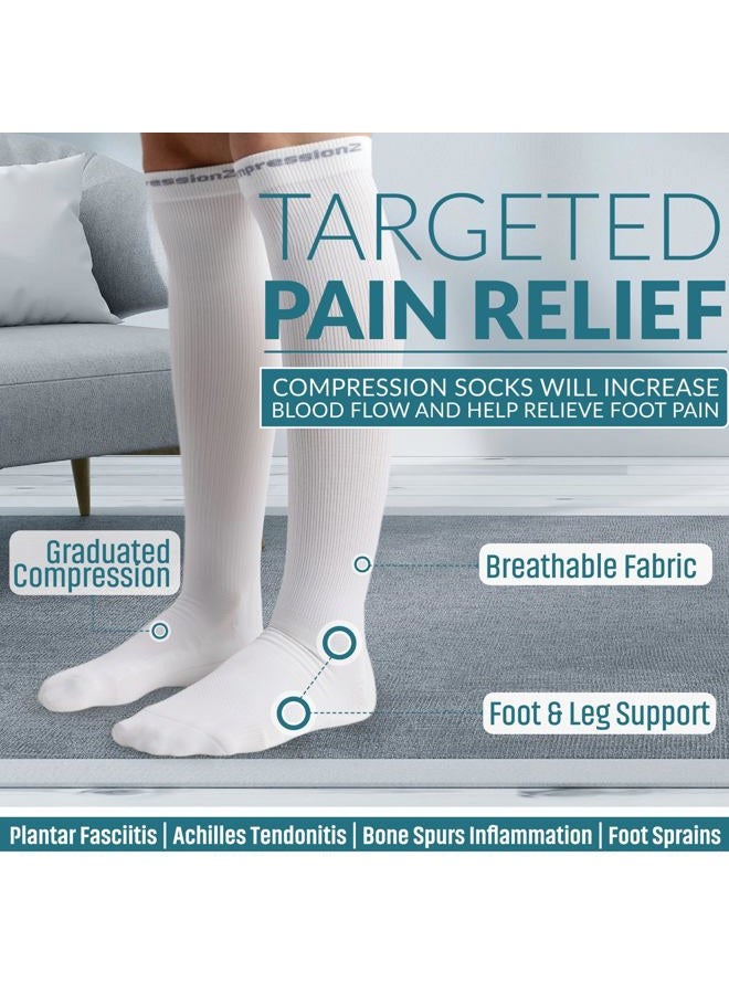 CompressionZ Socks 30-40mmHg (1 Pair - Black S) - Best High Performance Athletic Running Socks - Men & Women - Image 4