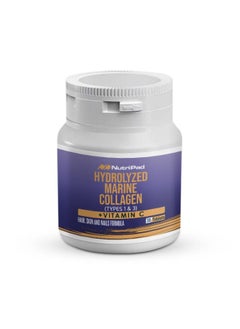 NutriPad Hydrolyzed Marine Collagen with Vitamin C , 30 Tablets 