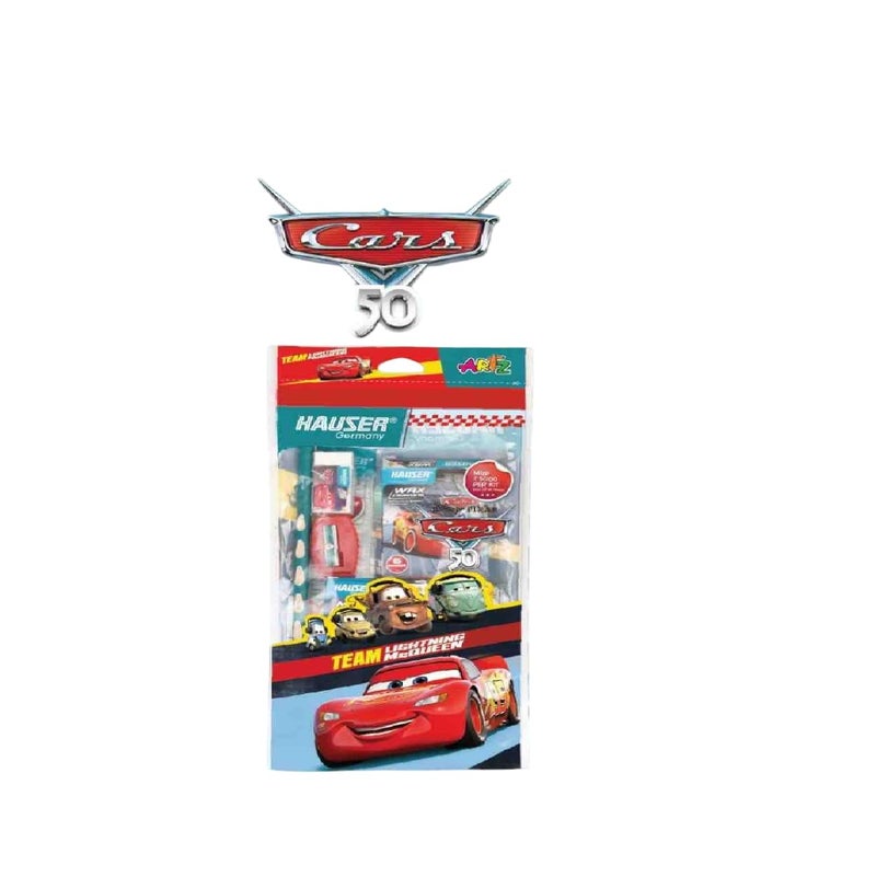 HAUSER ARTZ Cars KIT | Assemble Creativity with Ease | All-in-One Stationery Solution | Ideal for Gifting (Pack of 4) - Image 1