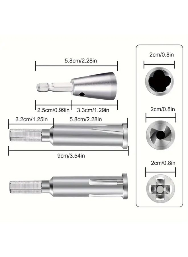 Large Hexagonal Wire Wrapping Tool Steel Stripper Twister Drill Driver Electrician Connector - Image 3