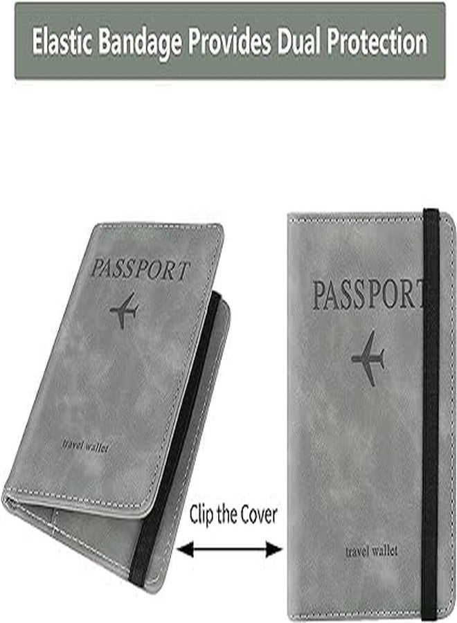 MGNLR Passport Holder Cover Travel Wallet Organizer, Travel Passport Holder and Debit Credit Card Wallet and Wallet Organizer Case with RFID Protection for Men & Women Daily Use (Multi, Pack of 1) - Image 3