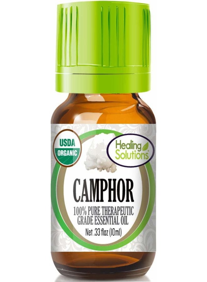 Healing Solutions Organic 10ml Oils - Camphor Essential Oil - 0.33 Fluid Ounces - Image 1