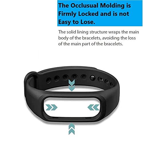 VEROX Adjustable Silicone Smart Band Strap Compatible with Oneplus Band Strap & Oppo Smart Band Strap -Black - Image 5
