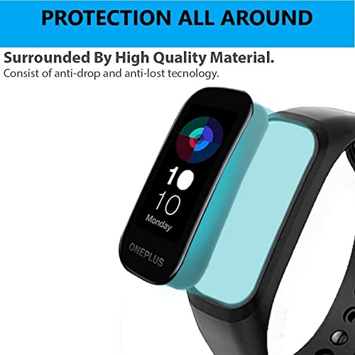 VEROX Adjustable Silicone Smart Band Strap Compatible with Oneplus Band Strap & Oppo Smart Band Strap -Black - Image 2