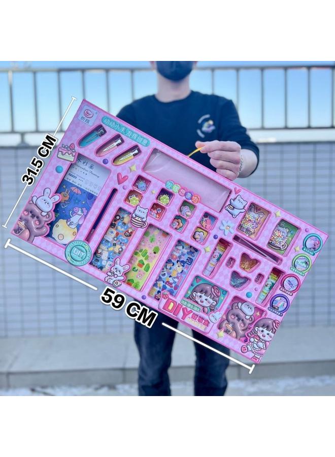 Bluejw Children's High-value Hand Book Cute Cartoon Quiet Book Creative Notebook Gift Suit Organization Wholesale - Image 1