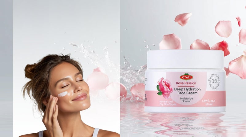 OTACI Rose-Infused Herbal Face Cream â€“ Ultra-Nourishing Vegan Moisturizer for Deep Hydration, Smooth Texture & Radiant Glow (50â€¯ml) - Image 2