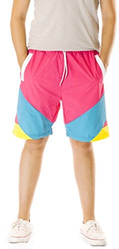 Funny Guy Mugs Like Totally 80s & 90s Retro Neon Windbreaker Pants, X-Large - Image 3
