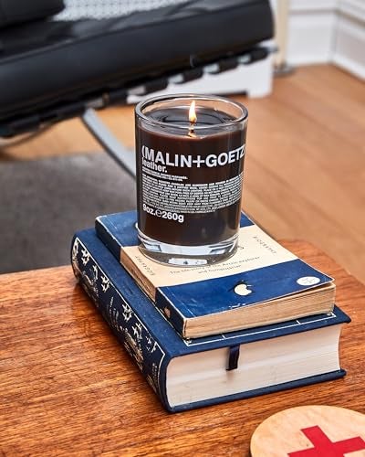 (MALIN+GOETZ) MALIN+GOETZ Women's Leather Candle, Leather, Brown, 9.0 Fl Oz - Image 4