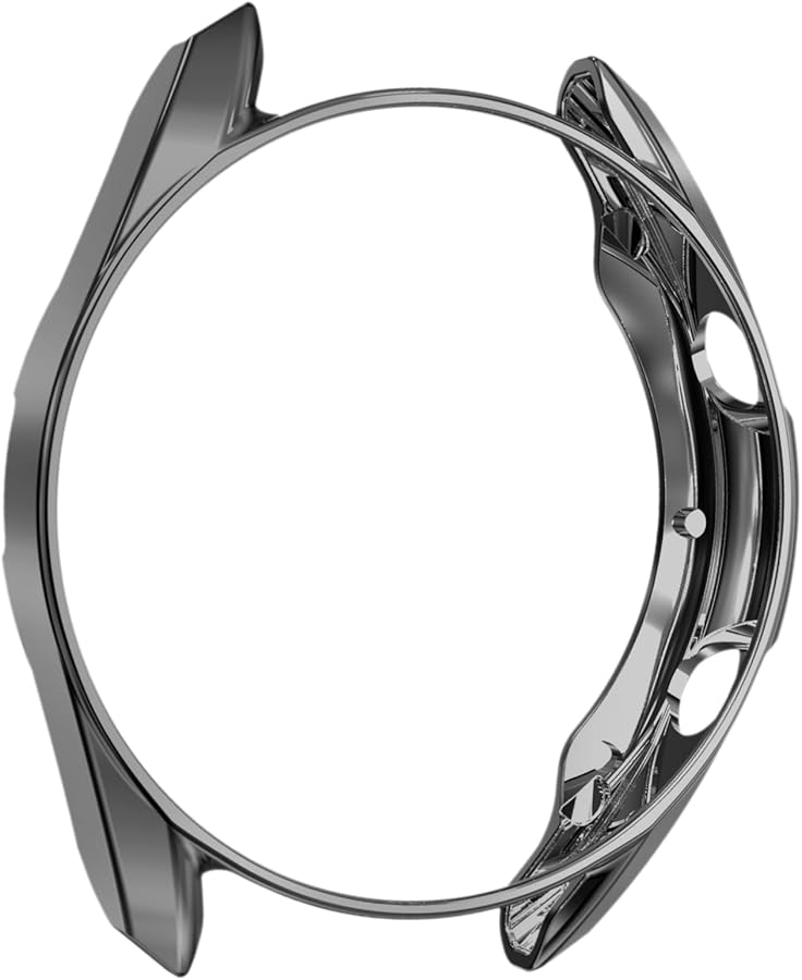Lurrose TPU Protective Case For Watch Lightweight Shell Easy Installation Access To Controls Black - Image 2
