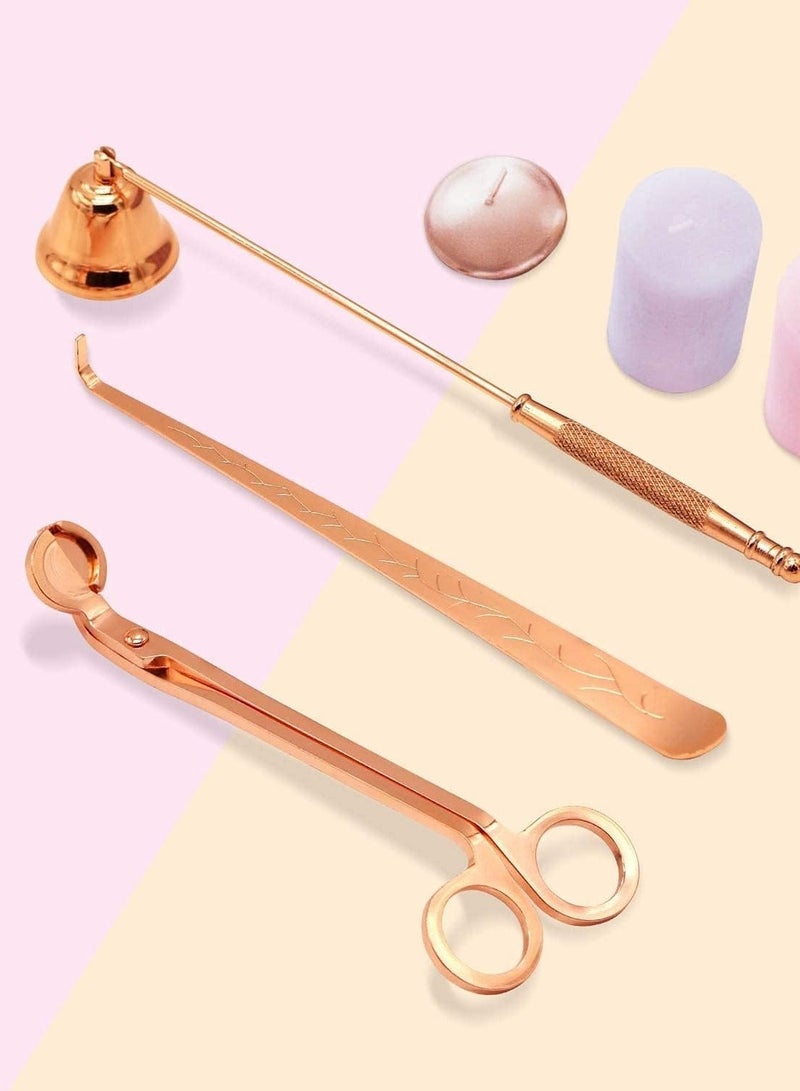 Captaintech 3 in 1 Candle Accessory Set, Candle Wick Trimmer Candle Cutter, Candle , Candle Wick Dipper with Gift Package for Candle Lover - Image 1
