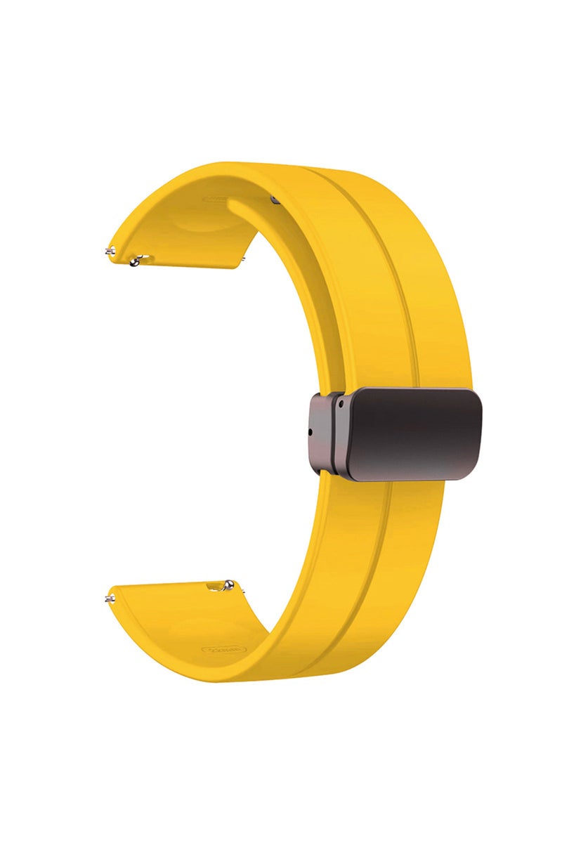 22mm yellow Silicone 20mm 22mm Watch Strap For Garmin Venu 3 2/SQ 2 Plus Band Forerunner 265 255 165
