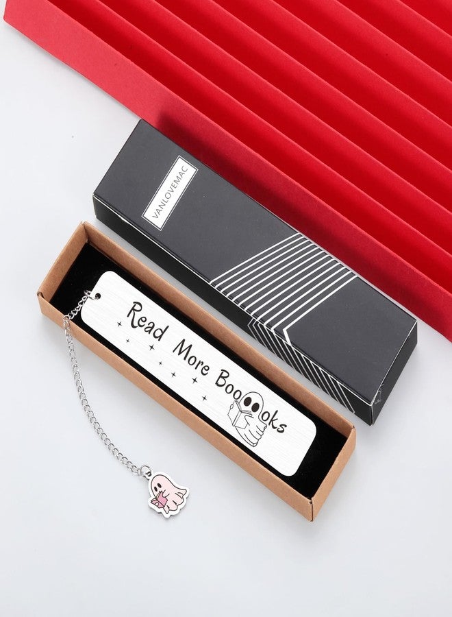 Vanlovemac Horror Bookmark Ghost Spooky Basket Gifts for Women Early Christmas Gift Ideas Book Marks for Reading Kids Book Accessories for Book Lovers Goth Dark Romance Bookish Stocking Stuffers for Teen Girls - Image 4
