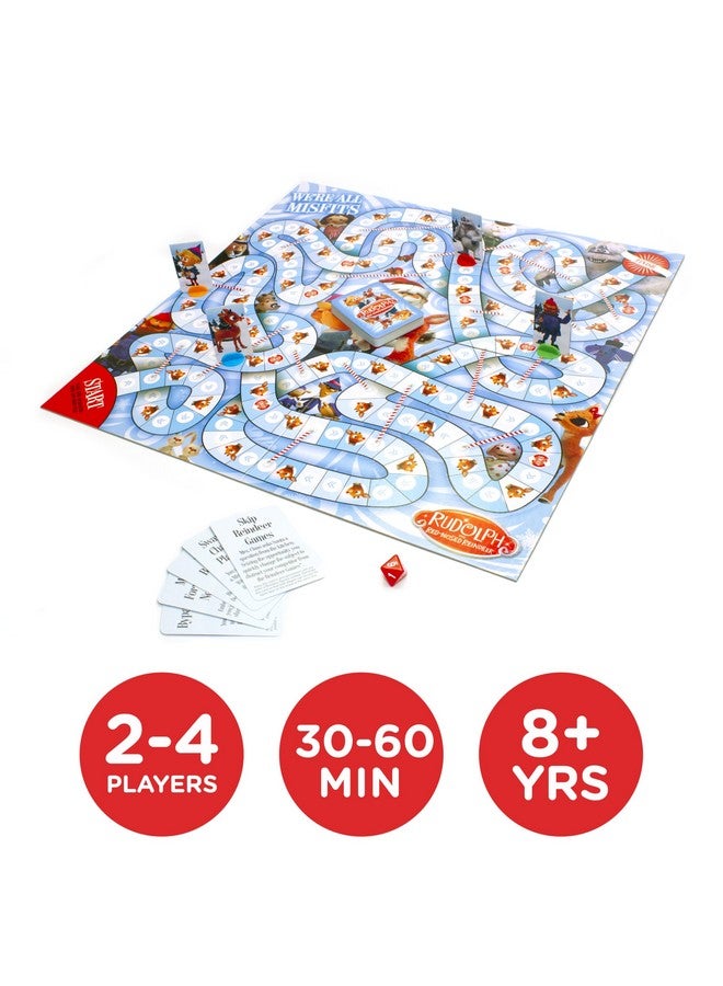 Aquarius AQUARIUS Rudolph The Red-Nosed Reindeer Board Game - Fun Family Christmas Gift for Kids & Adults - Officially Licensed Rudolph Merchandise & Collectibles - Image 2