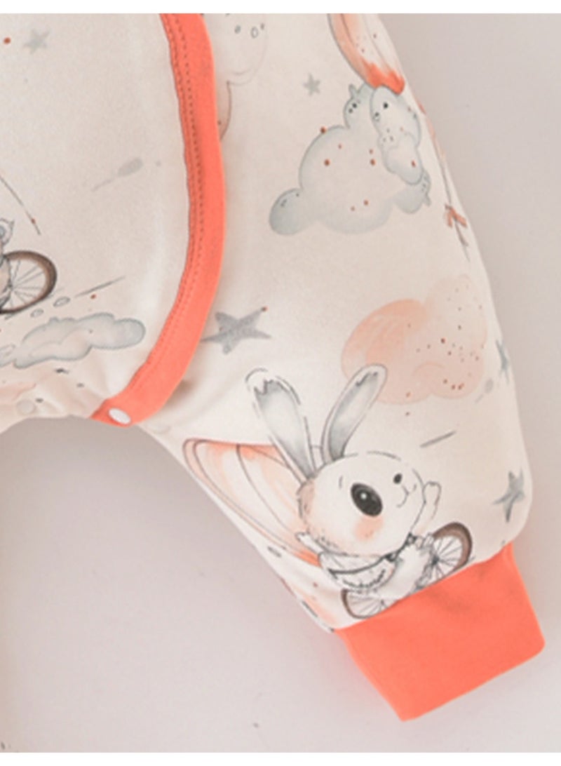 Baby Romper, Thin Style Baby Playsuit,Filled With Natural Pure Cotton, Warm& Skin-friendly Kids Jumpsuit, LooseFit, Suitable For Four Seasons &Outdoor Activities - Image 2