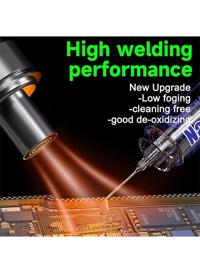 MECHANIC M35 Lead-Free Syringe Solder Flux Paste Transparent Soldering Grease for Mobile Phone Motherboard Repair Welding Tools - Image 4