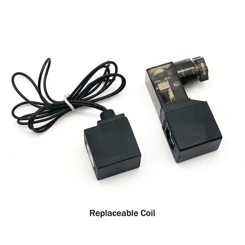 Pneumatic 4V110-06 1/8 Air Solenoid Valve 5 Way Port 2 Position Gas Pneumatic Electric Magnetic Valves DC12V 24V 110V 220V yunshop(Led-4V110-06,AC220V) - Image 5