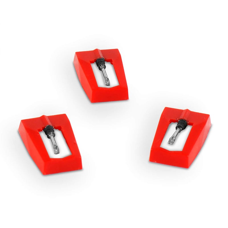 Victrola 3 Pack Turntable Replacement Needles for Victrola Portable Suitcase Record Player - Image 1