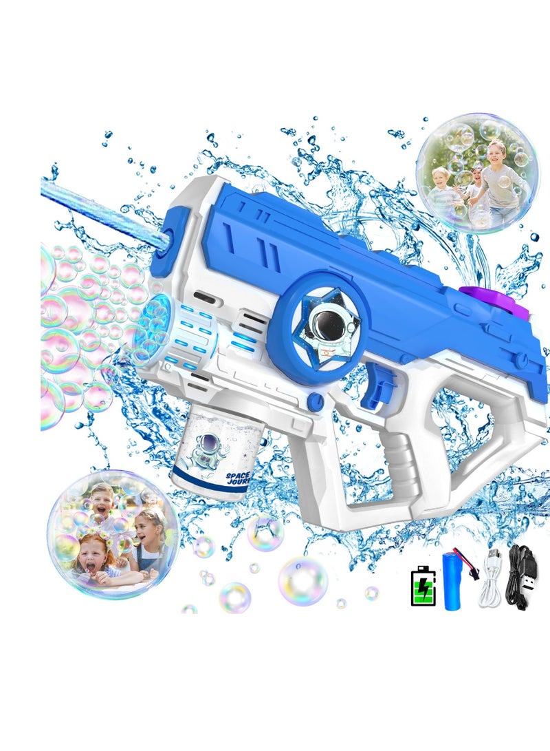 SYOSI Electric Water Gun Toys Electric Water Gun Automatic Super Soaker 2 in 1 Automatic Water Squirt 500CC 32FT Long Range Rechargeable Water Pistol Summer Outdoor Toys - Image 1
