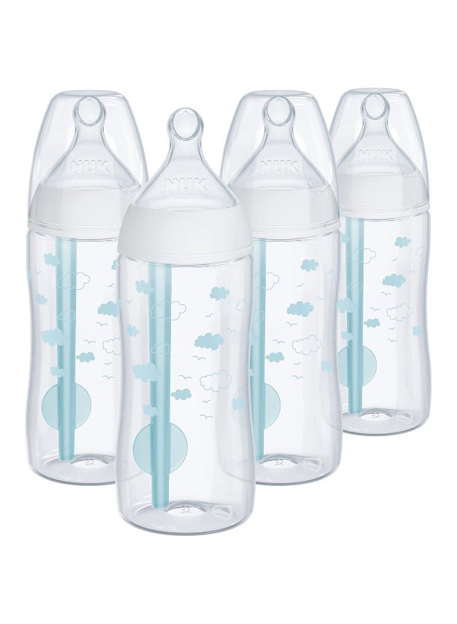 NUK Smooth Flow Pro Anti Colic Baby Bottle - Easy to Assemble and Clean & Reduces Newborn Spit-up & Gas - Image 1