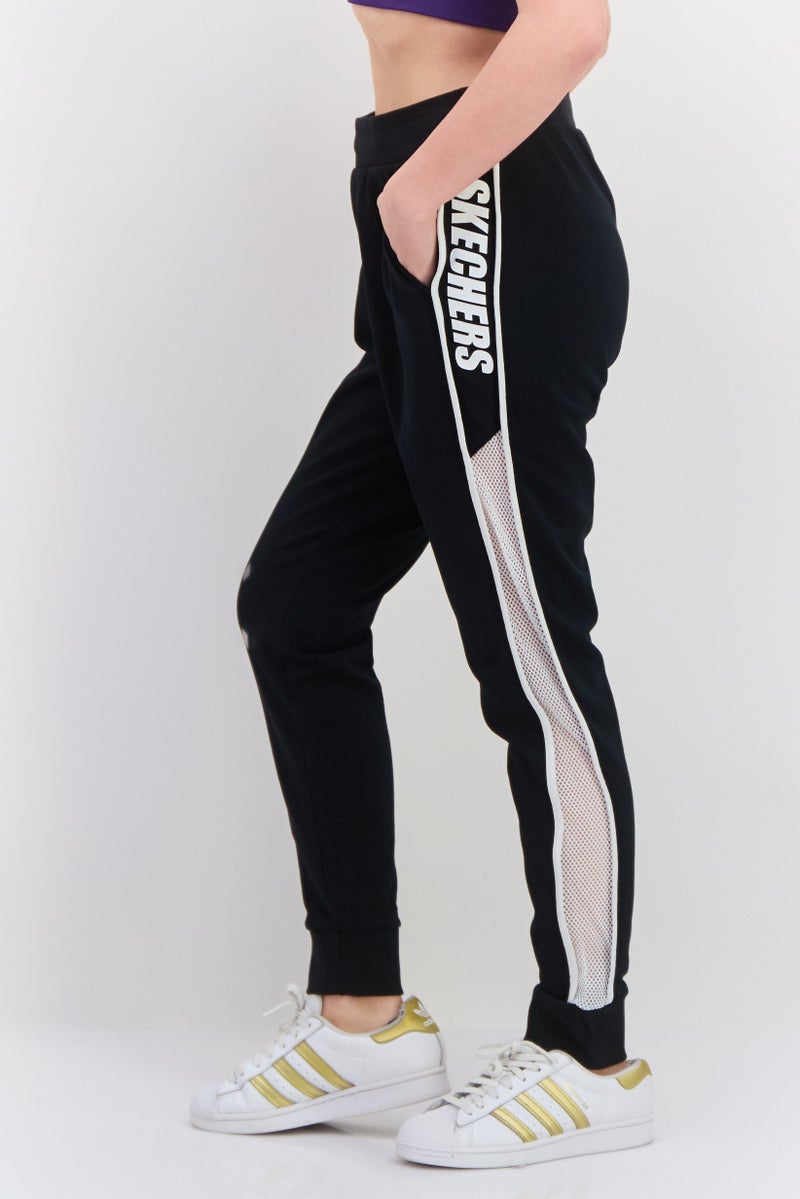 SKECHERS Women Sportswear Fit Training Sweatpants, Black - Image 2