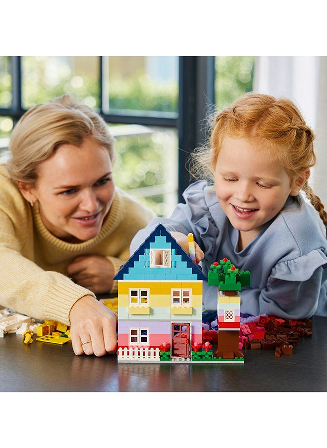 LEGO Classic Creative Houses, Bricks Building Toys Set for Kids, Creative Toy Gift with House Accessories for Young Builders, Perfect for Boys & Girls Aged 4+ (850 Pieces) 11035  - Image 2